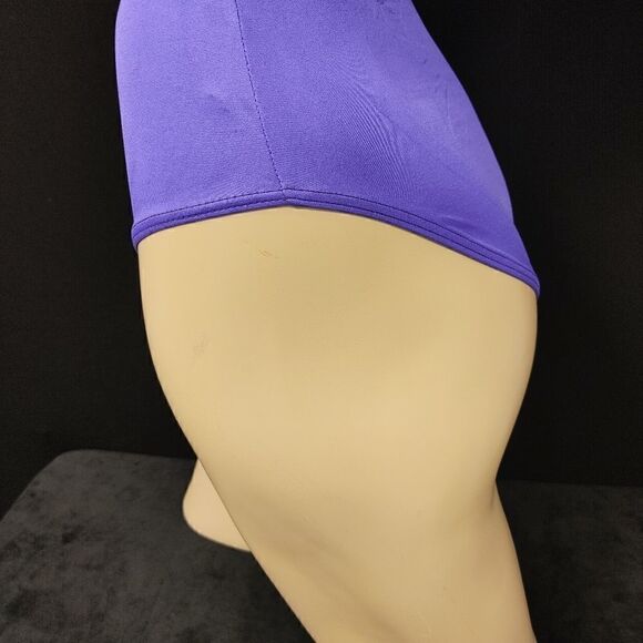 LADIES NYLON-LYCRA STRETCH PANTIES PURPLE - Picture 2 of 2